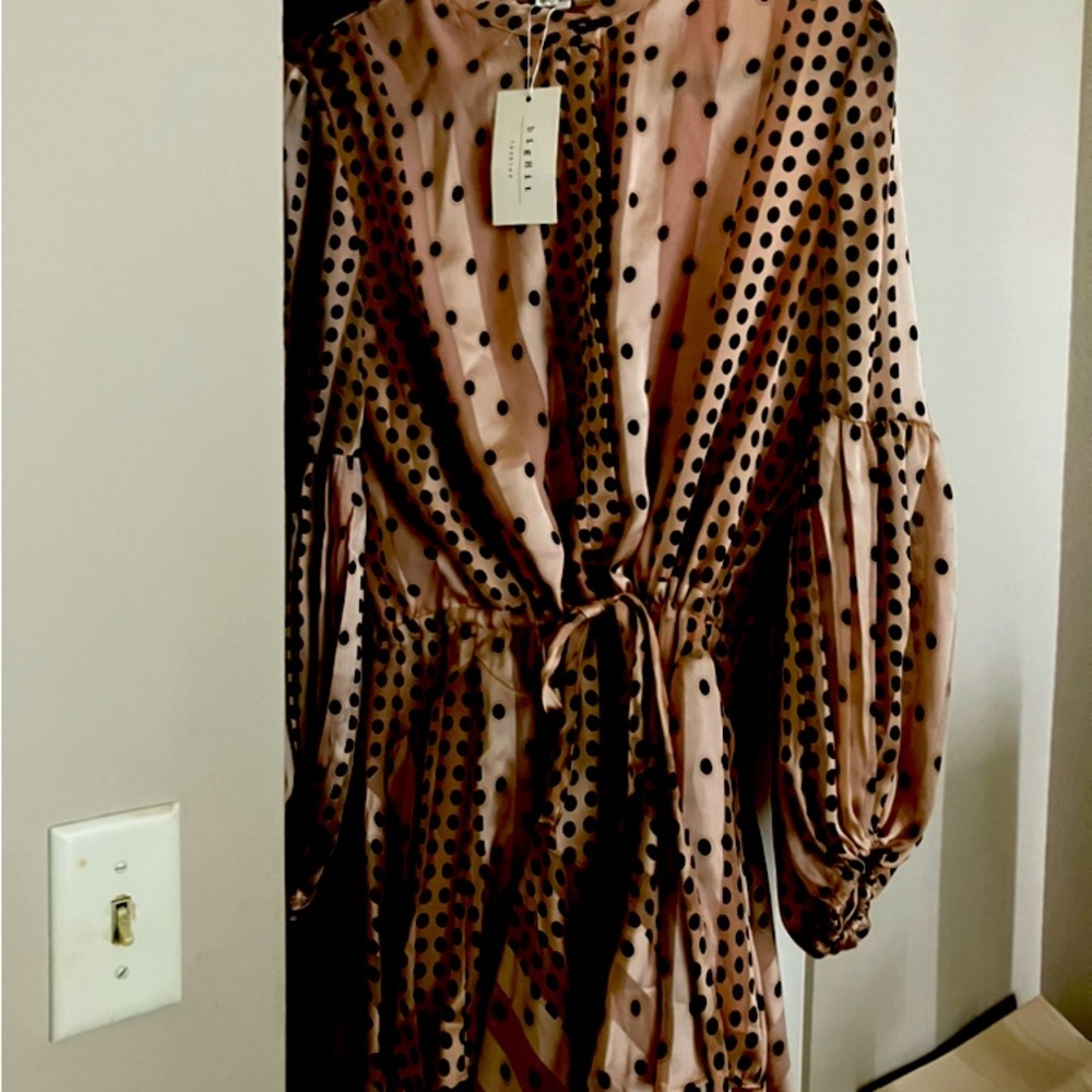 Pink & black fun little dress - purchased from a boutique in Key Biscayne . NWT